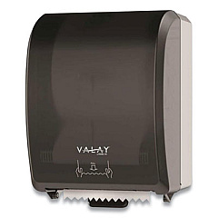 Morcon Tissue Valay Controlled Towel Dispenser, Y-Notch, 12.3 x 9.3 x 15.9, Black (Y2500)