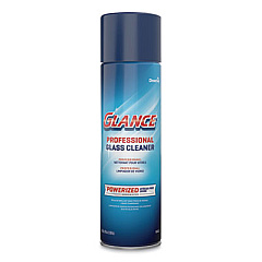 Diversey Glance Powerized Glass and Surface Cleaner, Ammonia Scent, 19 oz Aerosol Spray, 12/Carton (904553)