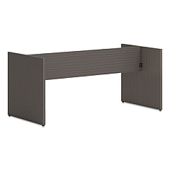 HON Mod Slab Base for 96" Table Tops, Slate Teak (TBL96BSELS1)