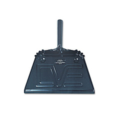 AbilityOne 7290002248308, SKILCRAFT, Steel Dustpan, 12 x 13.5, 4.5" Handle, Steel, Black