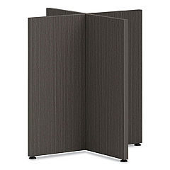 HON Mod X-Base for 42" Table Tops, Slate Teak (TBL42BASELS1)