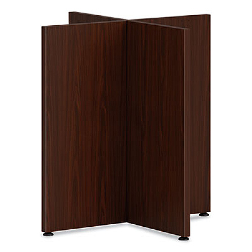 HON Mod X-Base for 42" Table Tops, Traditional Mahogany (TBL42BASELT1)