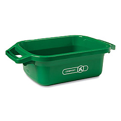 Rubbermaid Commercial Composting Solutions, 3 gal, Resin, Green (2055571)
