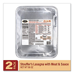 Stouffer's Lasagna with Meat and Sauce, 96 oz Tray, 2/Pack (60300016)