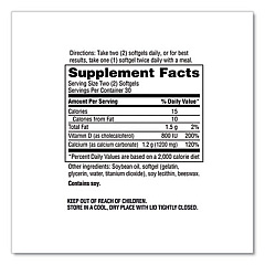 Schiff Super Calcium Softgel, 120 Count (11256)
