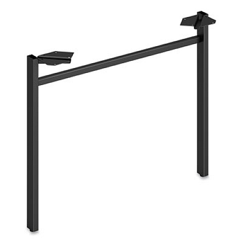 HON Mod U-Leg, 29.75w x 2d x 27.86h, Black (LPLLEG30UBLK)