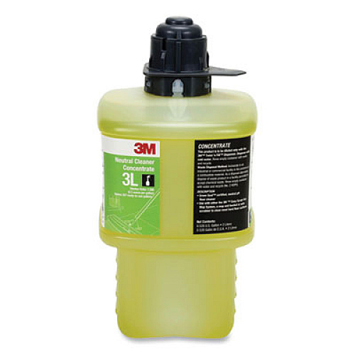 3M Neutral Cleaner Concentrate, Fresh Scent, 1.9 L Twist N' Fill Bottle, 6/Carton (59167)