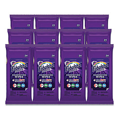 Fabuloso Multi Purpose Wipes, 7 x 7, Lavender, 24/Pack, 12 Packs/Carton (98728)