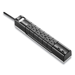 APC Essential SurgeArrest Surge Protector, 6 AC Outlets/2 USB Ports, 6 ft Cord, 1,080 J, Black (PE6RU3)