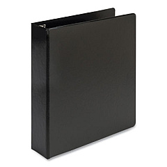 Samsill Earth's Choice Heavy-Duty Biobased Locking D-Ring View Binder, 3 Rings, 1.5" Capacity, 11 x 8.5, Black (17150)