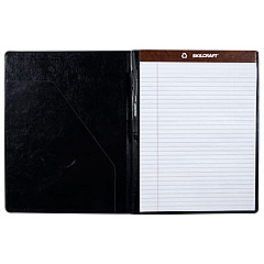 AbilityOne 7510014840004 SKILCRAFT Writing Portfolio - Standard, 8-1/2" x 11", Black