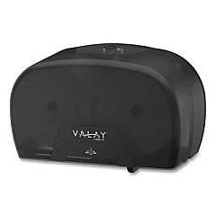 Morcon Tissue Morsoft Plastic Small Core Tissue Dispenser, 5.4 x 8.51 x 13.55, Black (VT1006)