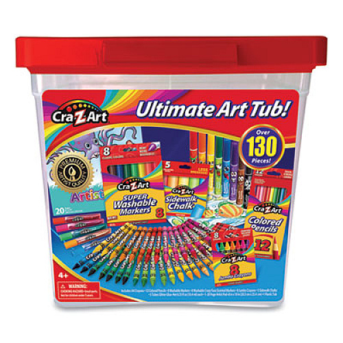 Cra-Z-Art Ultimate Art Tub, 130 Pieces (110822)