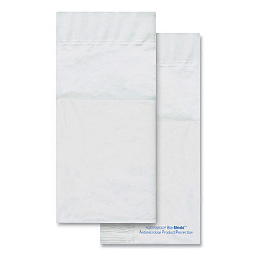 Hoffmaster Bio-Shield Dinner Napkins, Quickset Design, 2-Ply, 17 x 17, 4.25 x 8.5 Folded, White, 800/Carton (253266)