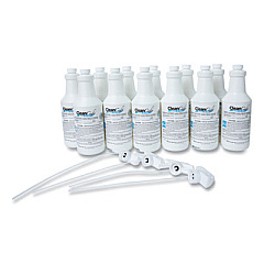Wexford Labs CleanCide RTU Disinfecting Cleaner, Light Citrus Scent, 32 oz Bottle, 12 Bottles and 4 Trigger Sprayers/Carton (213002CT)