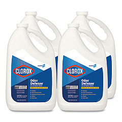 Clorox Commercial Solutions Odor Defense Air/Fabric Spray, Clean Air, 1 gal Bottle, 4/Carton (31716)