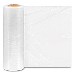 Coastwide Professional Extended Core Cast Stretch Wrap, 16" x 1,476 ft, 47-Gauge, Clear, 4/Carton (1904054)
