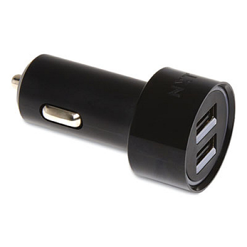 NXT Technologies Car Charger, Two USB-A Ports, Black (24384014)