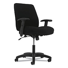 HON Network Mid-Back Task Chair, Supports Up to 250 lb, 18.3" to 22.8" Seat Height, Black (VL282Z1VA10T)