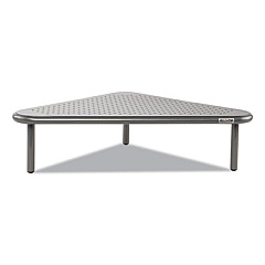 Allsop Metal Art Corner Stand, 20" x 11.5" x 5", Pewter, Supports 40 lbs (29191)