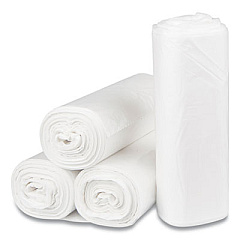 Inteplast Group Low-Density Commercial Can Liners, 45 gal, 0.8 mil, 40" x 46", Natural, 25 Bags/Roll, 4 Rolls/Carton (WSL4046XHN)