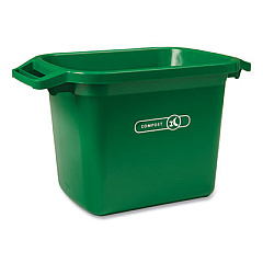 Rubbermaid Commercial Composting Solutions, 5.5 gal, Resin, Green (2055573)
