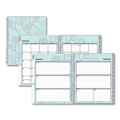Blue Sky Rue Du Flore Weekly/Monthly Planner, Rue Du Flore Artwork, 11 x 8.5, Jade/Lavender Cover, 12-Month (Jan to Dec): 2023 (101602)