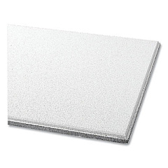 Armstrong Ultima Ceiling Tiles, Non-Directional, Beveled Tegular (0.56"), 24" x 24" x 0.75", White, 12/Carton (1912A)