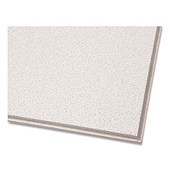 Armstrong Dune Ceiling Tiles, Non-Directional, Beveled Tegular (0.56"), 24" x 24" x 0.63", White, 16/Carton (1775)