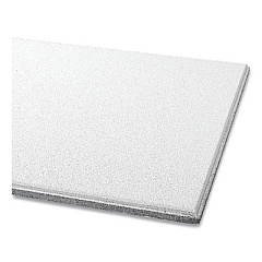 Armstrong Ultima Ceiling Tiles, Non-Directional, Beveled Tegular (0.56"), 24" x 48" x 0.75", White, 6/Carton (1915A)