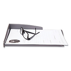 Advantus Silhouette Paper Catch Horizontal Paper Tray, 1 Section, Letter Size Files, 11.75 x 9.25 x 1.75, Gray (37607)