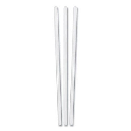 Berkley Square Jumbo Plastic Straw, 7.75", Clear, 500/Box, 24 Boxes/Carton (1244019)