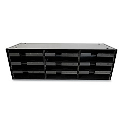 Huron Steel Rack, 12 Sections, 33.5 x 12 X 10.5, Black (HASZ0209)