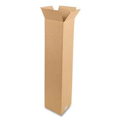 Coastwide Professional Rectangular Mailing Tube, 200 lb Mullen Rated, 4 x 4 x 48, Brown Kraft, 25/Bundle (701120)