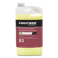 Coastwide Professional Wax and Floor Stripper for ExpressMix System, Ultra-Low Odor Soap Scent, 3.25 L Bottle, 2/Carton (24323032)