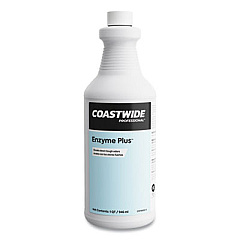 Coastwide Professional Enzyme Plus Multi-Purpose Concentrate, Lemon Scent, 1 qt Bottle, 6/Carton (24425446)