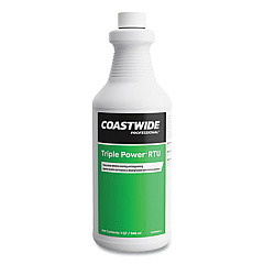 Coastwide Professional Triple Power Degreaser, Citrus Scent, 0.95 L Bottle, 6/Carton (24425450)