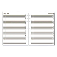 AT-A-GLANCE Day Runner "Things To Do" Planner Refill, 11 x 8.5, White Sheets, Undated (490232)