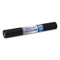 Duck Super Grip EasyLiner with Clorox Shelf Liner, 20 x 72, Black (284150)