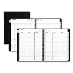 Blue Sky Aligned Weekly/Monthly Appointment Planner, 11 x 8.25, Black Cover, 12-Month (Jan to Dec): 2023 (123845)