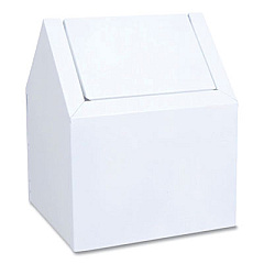 Impact Sanifloor Enamel Sanitary Disposal Unit, Metal, White (25123300)