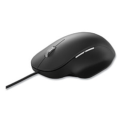 Microsoft Ergonomic Wired Mouse, USB, Right Hand Use, Black (RJG00001)