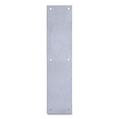 Tell Door Push Plate, 3.5 x 15, Satin Stainless Steel (DT100072)