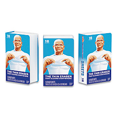 Mr. Clean Magic Eraser Sheets, 3.5 x 5.8, 0.03" Thick. White, 16/Pack, 3 Packs/Carton (58361)