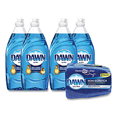 Ultra Liquid Dish Detergent, Dawn Original, 19.4 oz Bottle, 4/Carton (89271)