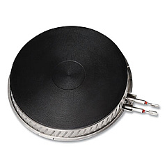Pioneering Technology SmartBurner Electric Oven Safety Burner Kit, Cast Iron, Three 6" dia, One 8" dia, Black, 4/Box (PTISTBZB)