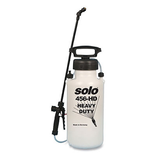Solo Inc. 450 Professional Series Heavy-Duty Handheld Sprayer, 2.25 gal, 48" Hose, 28" Wand, Translucent White/Black (456HD)