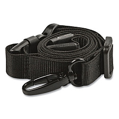 Cosco MyID Breakaway Lanyard For ID Badge Holders, Plastic Swivel Hook Fastener, 23" Long, Black (075013)
