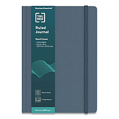 TRU RED Hardcover Business Journal, 1 Subject, Narrow Rule, Teal Cover, 8 x 5.5, 96 Sheets (24383518)