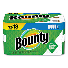 Bounty Select-a-Size Kitchen Roll Paper Towels, 2-Ply, 5.9 x 11, White, 74 Sheets/Roll, 12 Rolls/Carton (65538)